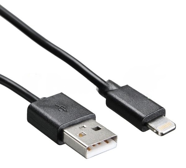 Кабель Buro USB-IP-1.2B2A 1.2м черный