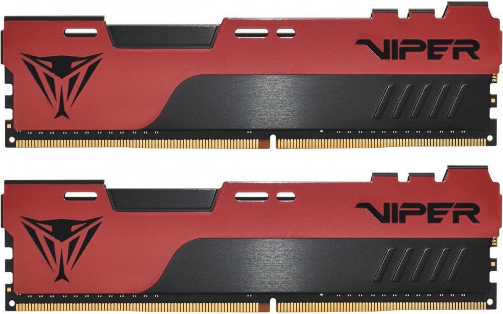 Оперативная память Patriot Viper Elite II, DDR4, 16GB (1x16 GB), 3600 MHz, CL20, DIMM, радиатор, красный, черный