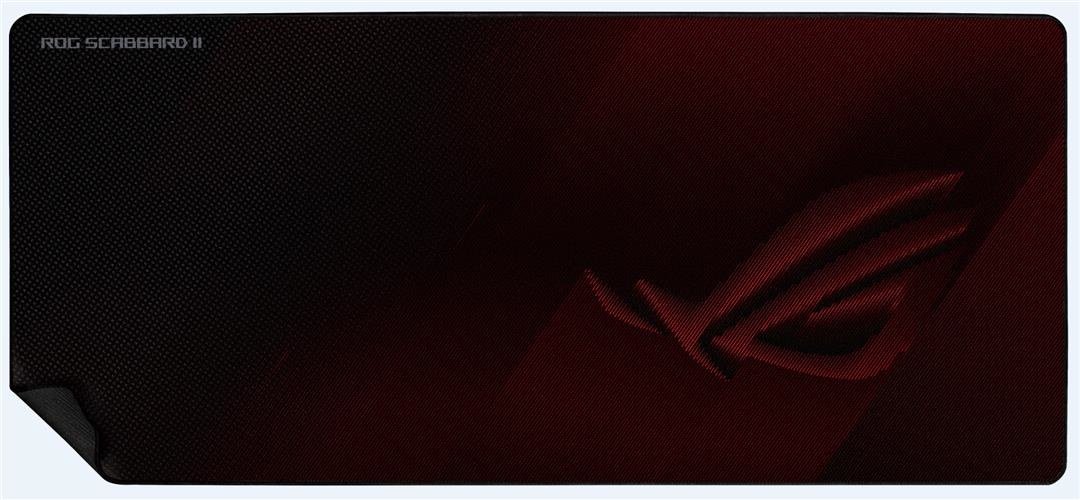 Игровой коврик для мыши ASUS ROG Scabbard II (900 x 400 x 3 мм, резина, тканый материал, cиликон, 90MP00S0-B0UA00)