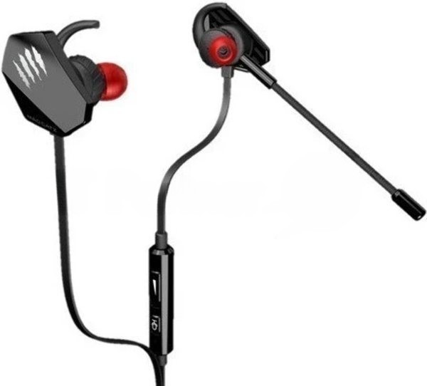 Гарнитура Mad Catz E.S. PRO+ чёрный, проводная, mini jack 3.5 мм, вставные