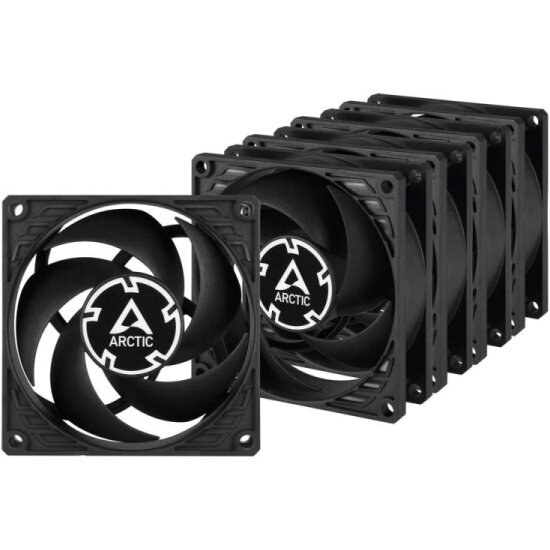 Вентилятор для корпуса ARCTIC P8 PWM PST Value Pack черный - retail (ACFAN00154A)