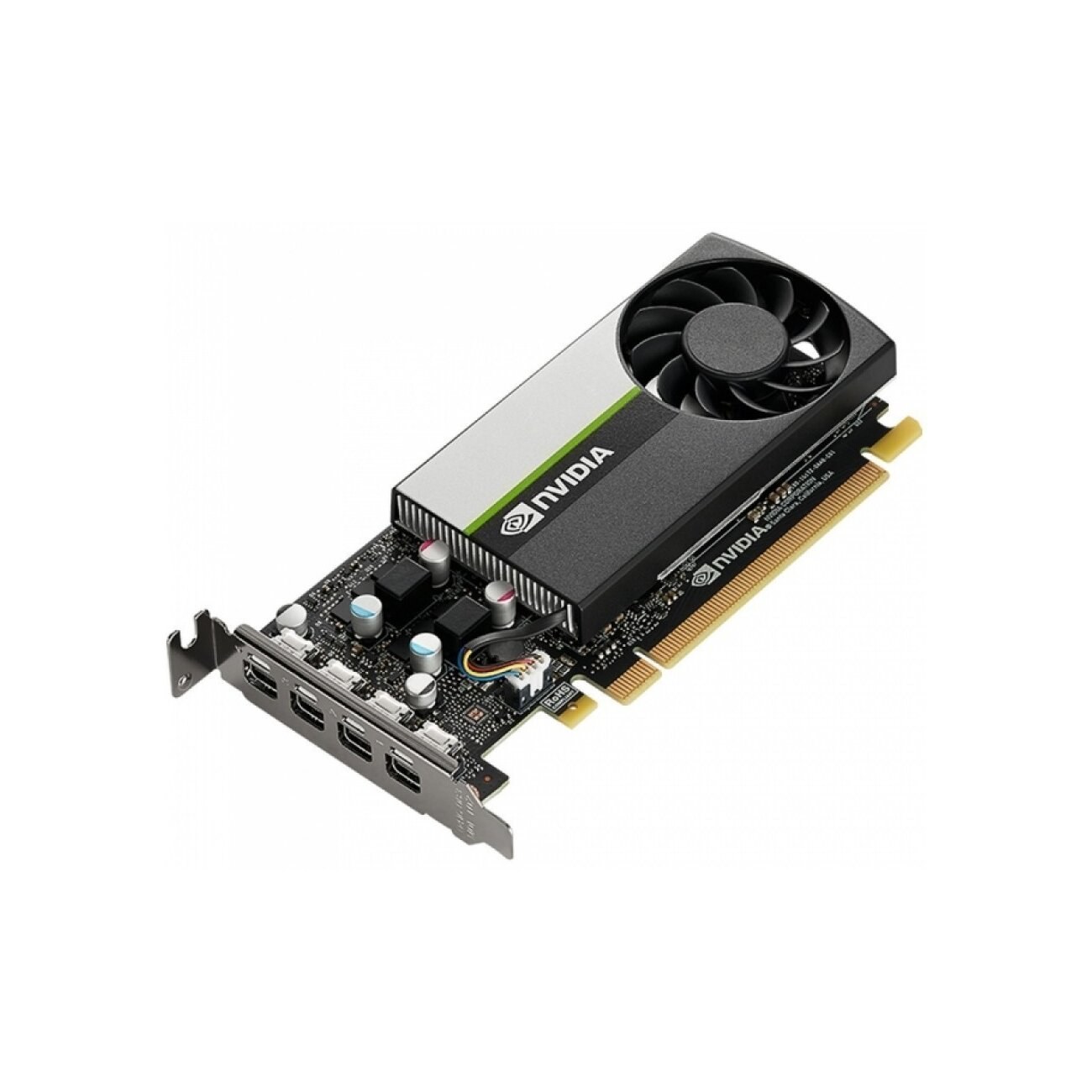 Видеокарта PNY Quadro T1000, 4 GB GDDR6, 128 bit, 4xMini DisplayPort, GPU 1065 MHz
