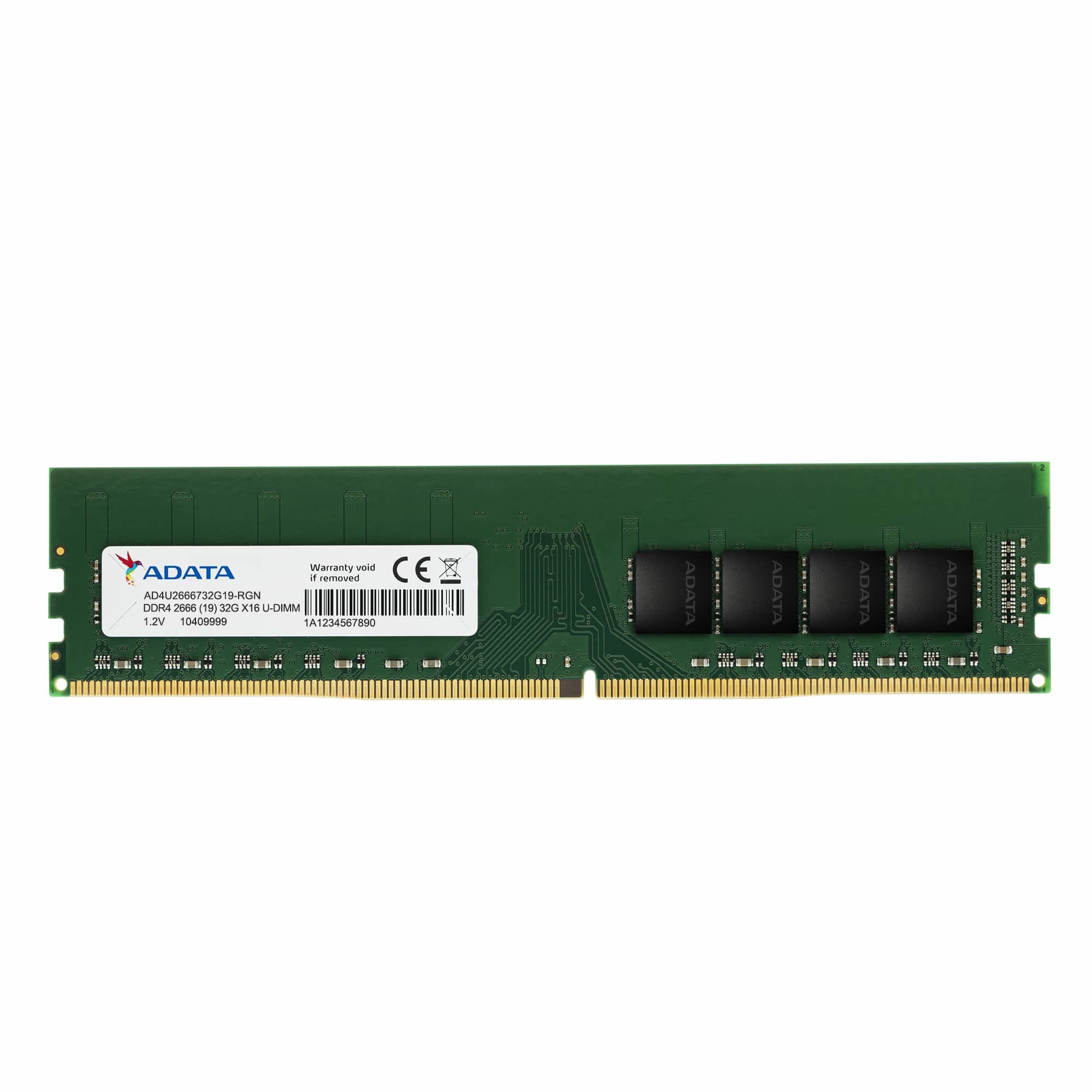 Оперативная память ADATA Premier, DDR4, 8GB (1x8GB), 2666MHz, CL19, DIMM