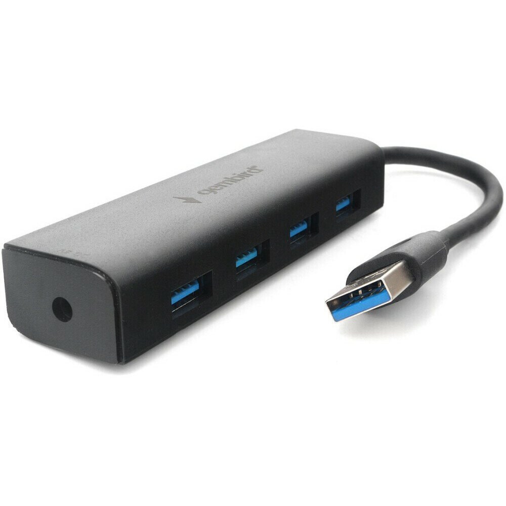 USB-концентратор Gembird UHB-C354, USB 3.0, USB 4 порта, USB с доп питанием