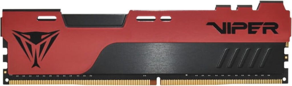 Оперативная память Patriot Viper Elite II, DDR4, 32GB (1x32 GB), 3200 MHz, CL18, DIMM, радиатор, красный, черный