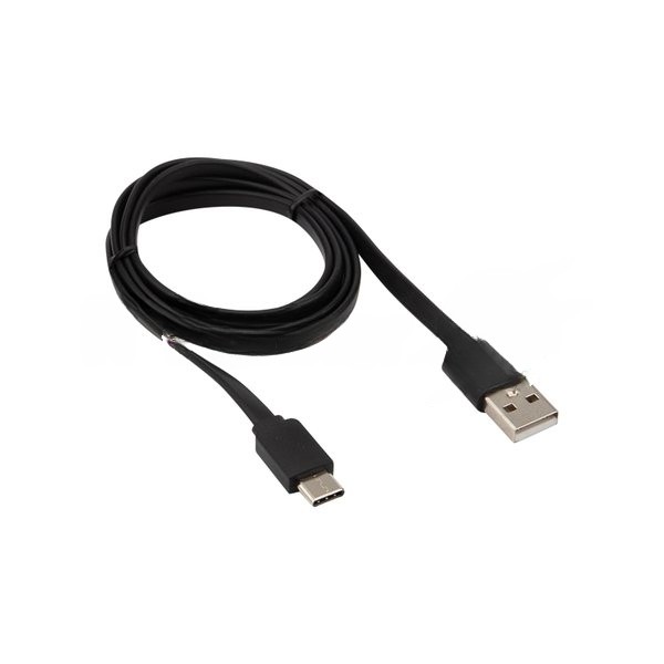 Кабель USB-Type-C Rexant 2,4A/PVC/flat/1м