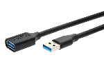 Кабель удлинительный USB3.0 Am-Af 3m Telecom черный (TUS708-3M)
