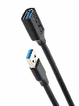 Кабель удлинительный USB3.0 Am-Af 1m Telecom черный (TUS708-1M)