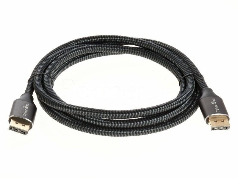 Кабель соединительный DP-DP 1.4V 8K@60Hz 2м, Telecom Pro TCG750-2M
