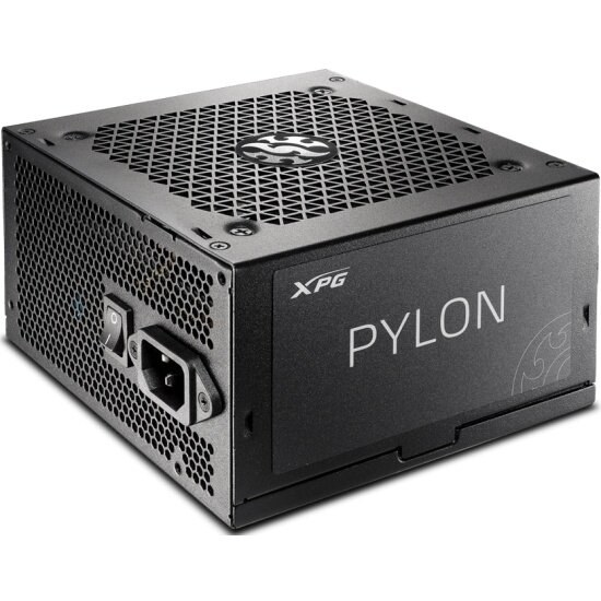 Блок питания ADATA XPG XPG 550 (PYLON550B-BKCEU), 550Вт, 80 PLUS Bronze, 120мм, черный