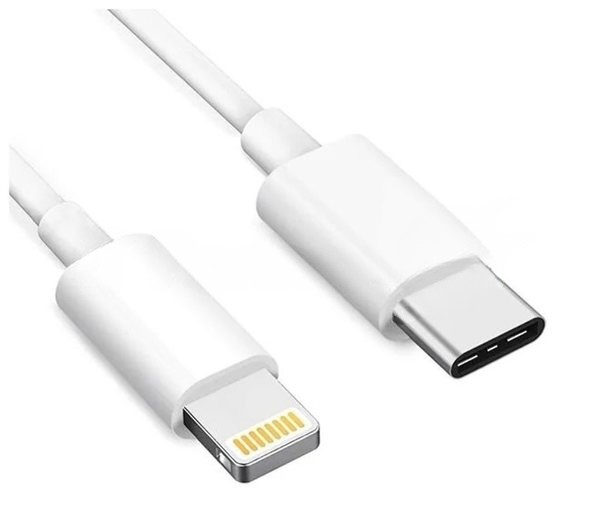 Кабель Buro PD18W USB Type-C (m) Lightning (m) 1м белый
