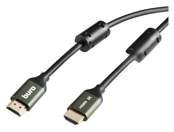 Кабель аудио-видео Buro HDMI (m)/HDMI (m) 3м. феррит.кольца позолоченные контакты черный