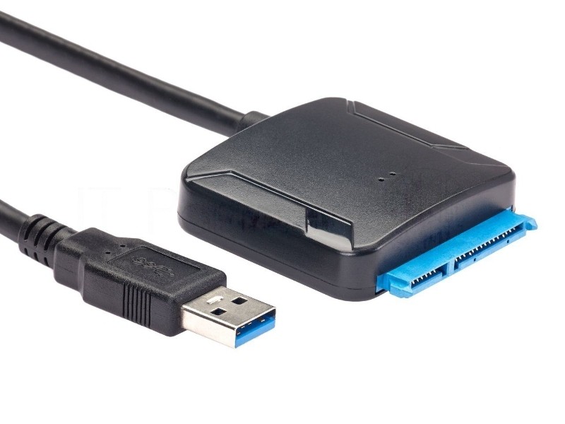 Кабель-адаптер USB3.0 ---SATA III 2.5/3,5"+SSD, VCOM CU816