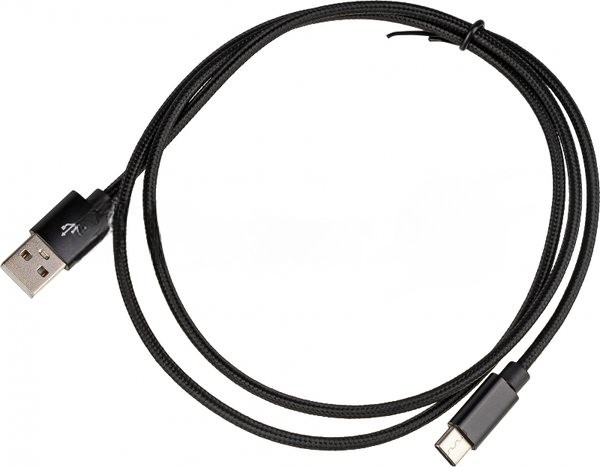 Кабель USB (m)-USB Type-C (m) 1м черный