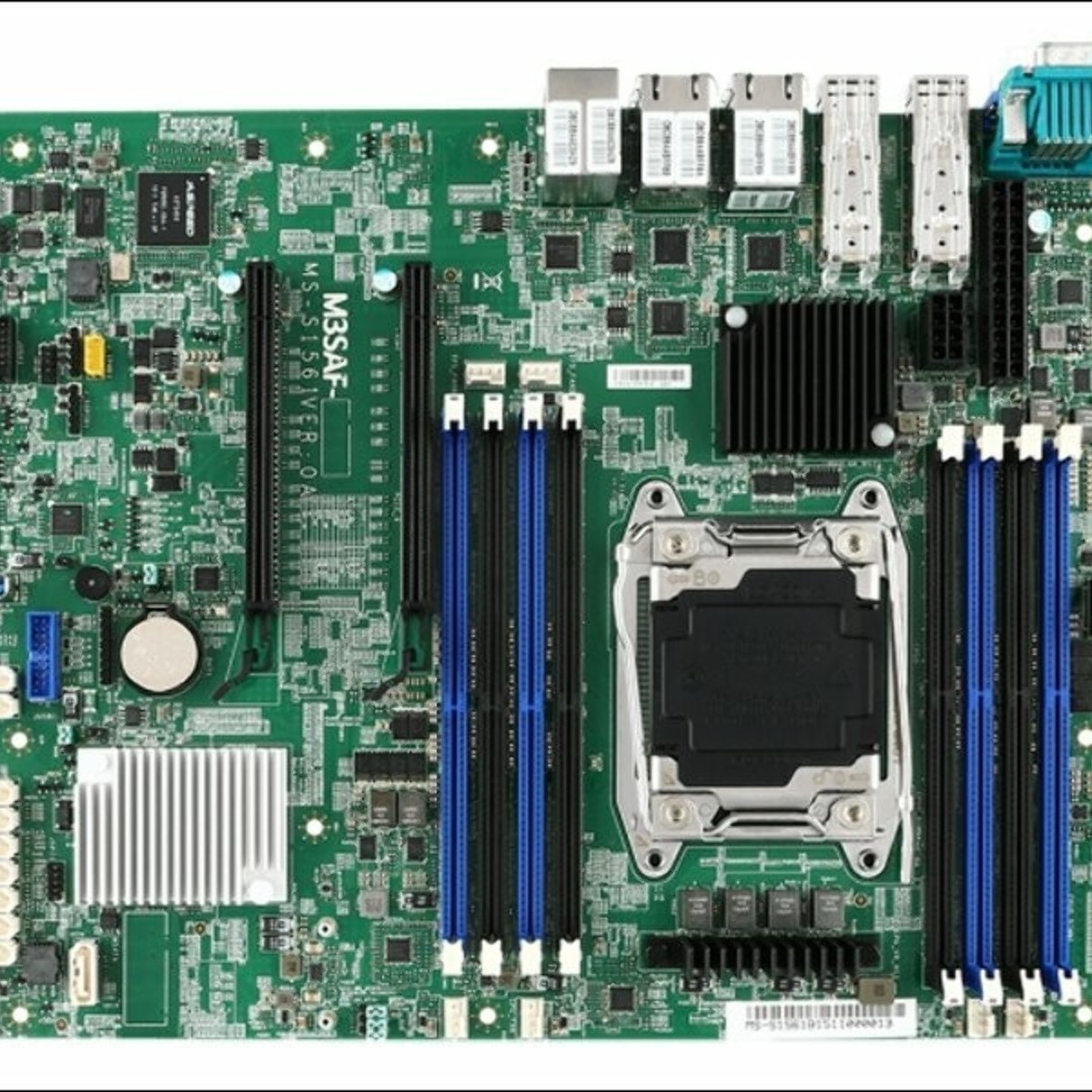 Материнская плата MSI MS-S1251, LGA1366, Intel C236, 8xDDR3, 8xSATA, 2xM.2, 6xPCIe 3.0 x16, DisplayPort, HDMI, D-Sub, 1x2.5Gb LAN, 4xUSB 2.0, 5.1, ATX