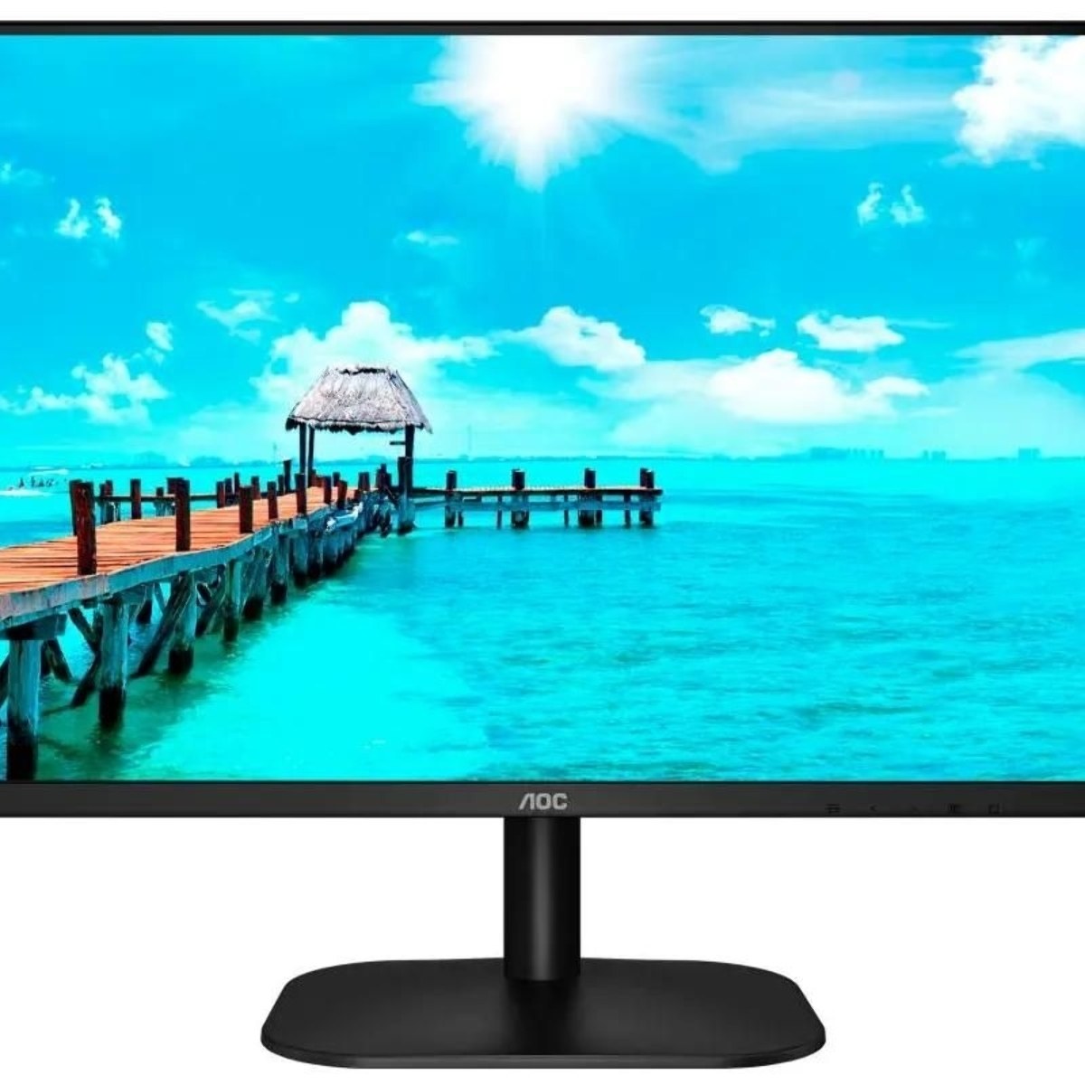 Монитор 27" AOC Value Line 27B2QAM VA 1920x1080, 75 Гц, 4 мс, 16:9, 250 кд/м², 1xHDMI, 1хDP, 1x3.5 мм, черный