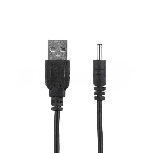 Кабель Rexant USB штекер - DC разъем питание 1,4х3,4 мм, спираль 1,5 м