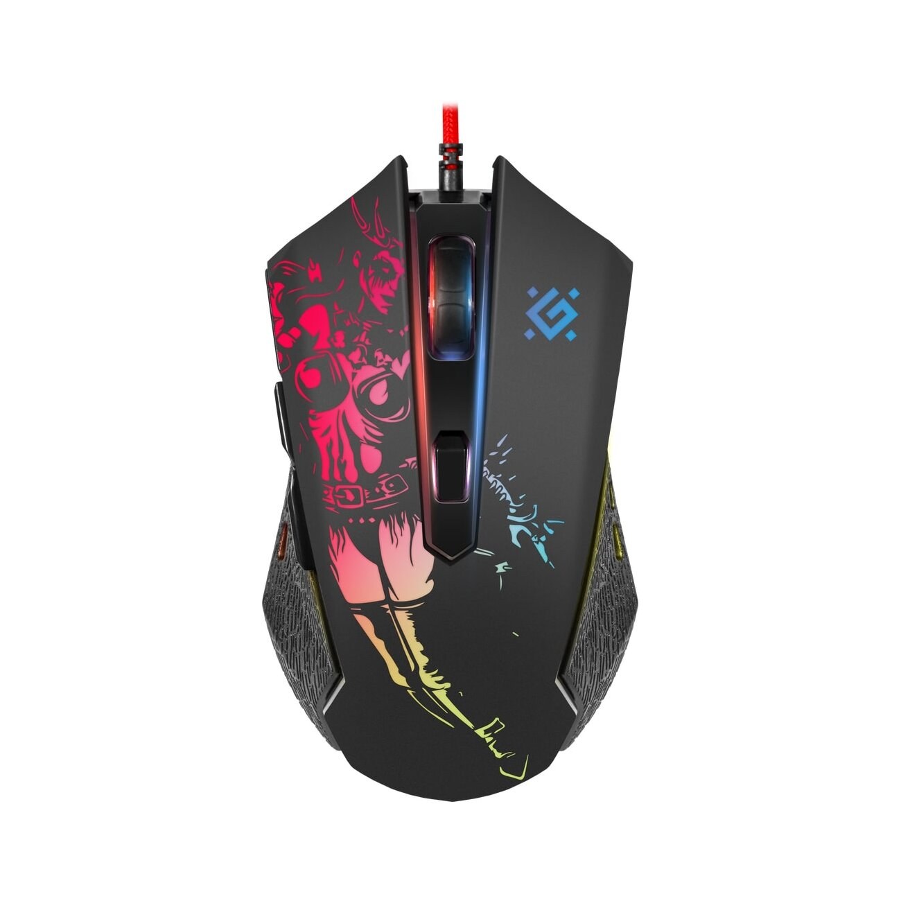 Мышь проводная Defender Sin'Sister GM-933 черный, 7200 dpi, USB, кнопки - 6