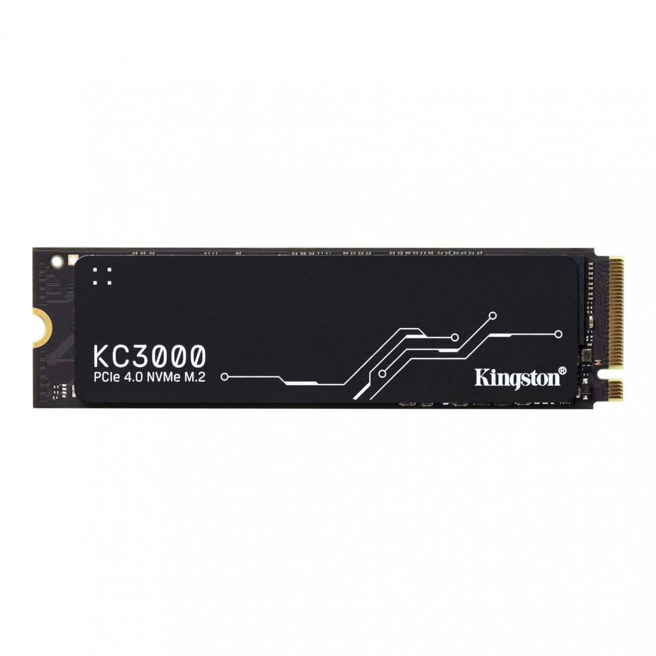 Накопитель SSD M.2 2280 2048Gb Kingston KC3000 Client SSD SKC3000S/2048G PCIe 4.0 NVMe, 7000/7000, IOPS 1000/1000K, MTbF 1.8M, 3D TLC, 1600TbW, 0.71DWPD, with Heat Spreader (5 лет), RTL