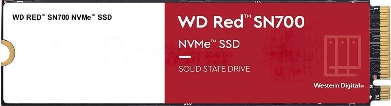 Накопитель SSD WD Red SN700 WDS200T1R0C, 2000Gb, PCIe 3.0 x4, M.2 2280, NVMe, R/W 3400/2900