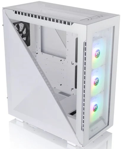 Компьютерный корпус Thermaltake Divider 500 TG Snow ARGb CA-1T4-00M6WN-01 White/Win/SPCC/Tempered Glass*4/120мм ARGb Fan*3/120мм Standard Fan*1 (527897)
