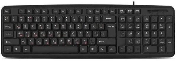 Клавиатура SVEN KB-S230 проводная, USB Type-A, чёрный
