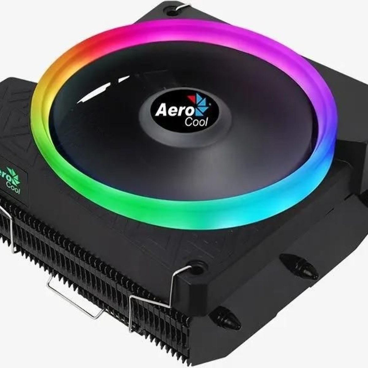 Кулер для процессора AeroCool/Formula Cylon 3H черный, 120 мм, алюминий, 1800 об/мин, 24.3 дБ, 4 pin, 125 Вт, 98 мм