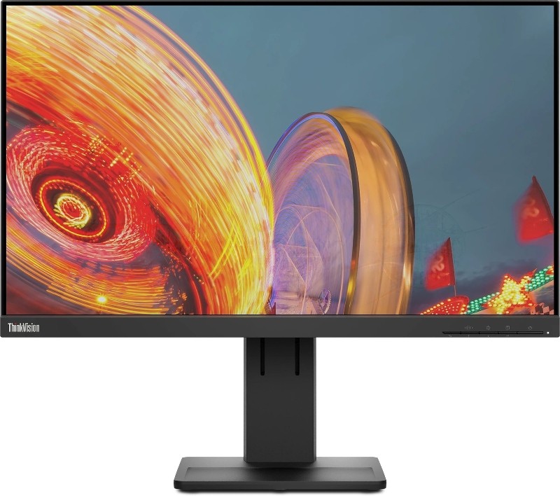 Монитор 23.8" Lenovo ThinkVision E24q-20 IPS 2560x1440, 75 Гц, 4 мс, 16:9, 300 кд/м², HDMI, DisplayPort, Flicker Free, Low Blue Light, черный