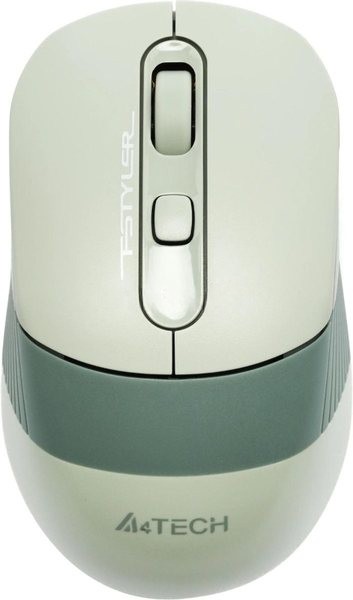 Мышь беспроводная A4Tech Fstyler FB10C зеленый, 2000 dpi, радиоканал, Bluetooth, USB, кнопки - 4