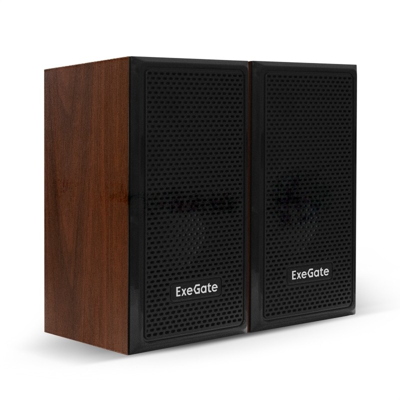 Акустическая система 2.0 ExeGate EX287058RUS Tango 312 (питание USB, 2х3Вт (6 Вт RMS), 80-20000Гц, светлое дерево)