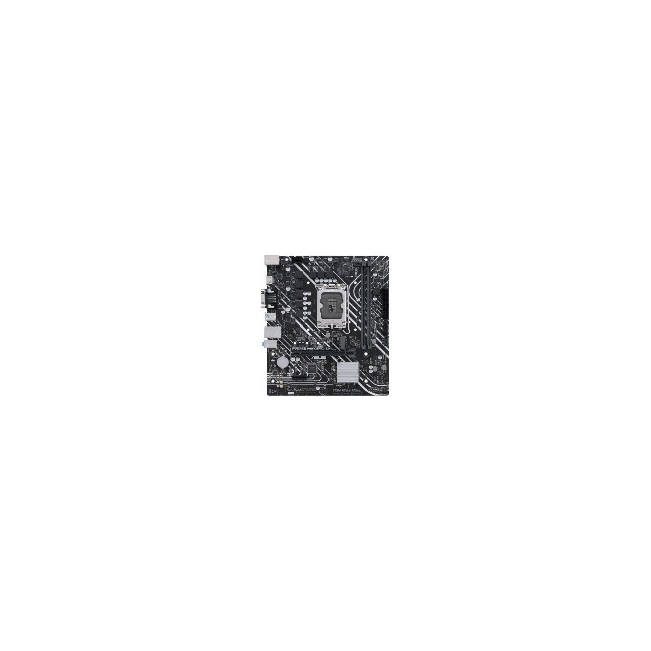 Материнская плата ASUS PRIME H610M-D D4, LGA 1700, Intel H610, 2xDDR4, 4xSATA, 1xM.2, 1xPCIe 4.0 x16, 1xPCI, 1xHDMI, 1xVGA, 1x 1Gb LAN, 2xUSB-A 2.0, 2xUSB-A 3.2 Gen 1, 3x3.5 мм, 7.1, mATX