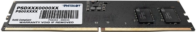 Оперативная память Patriot Signature, DDR5, 16GB (1x16 GB), 4800 MHz, CL40, DIMM