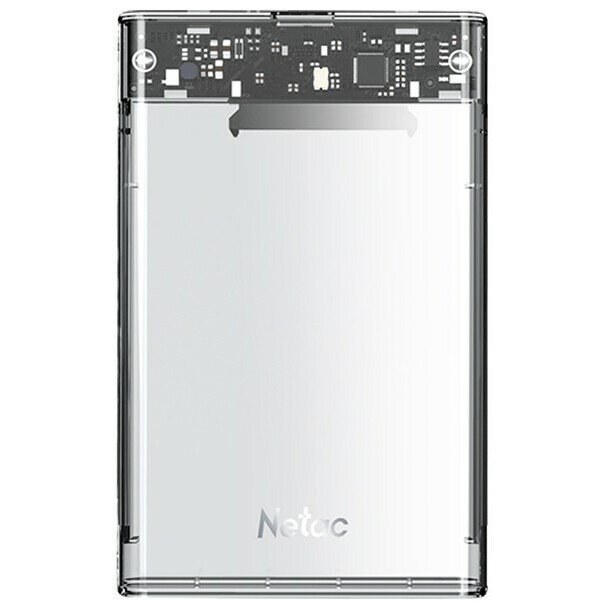 Внешний бокс 2.5 SATA Netac WH11 USB 3.0 NT07WH11-30CC слайд прозрачный корпус