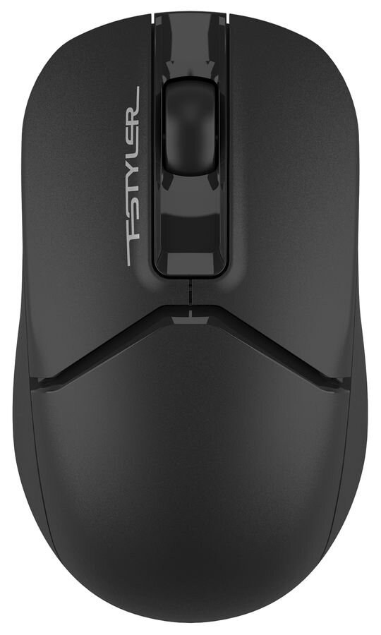 Мышь беспроводная A4Tech Fstyler FB12 черный, 1200 dpi, USB, Bluetooth / радиоканал, кнопки - 3