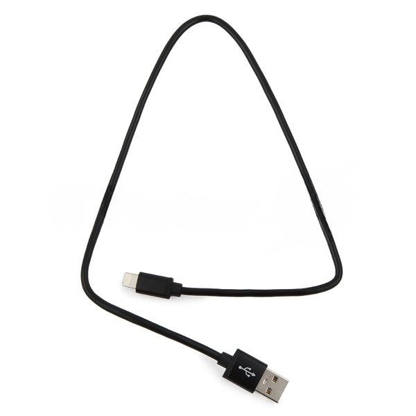 Кабель Cablexpert для Apple CC-S-APUSB01Bk-0.5M, AM/Lightning, серия Silver, длина 0.5м, черный, блистер