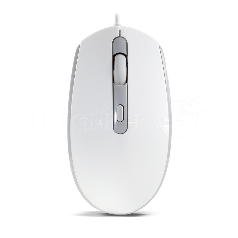 Мышь проводная Smartbuy ONE 280-W бело-серая (SBM-280-WG)