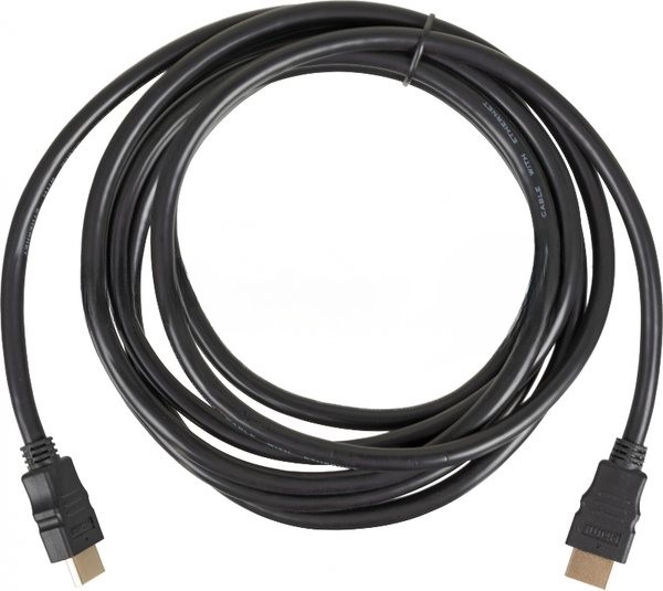 Кабель соединительный аудио-видео HDMI (m)/HDMI (m) 3м. феррит.кольца позолоченные контакты черный (NO NAME)