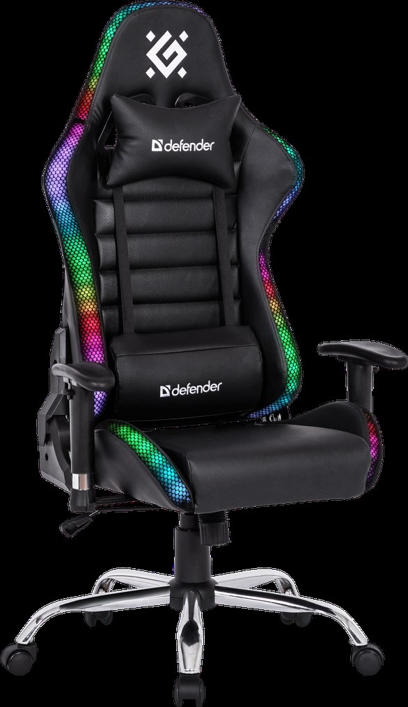 Кресло Defender Ultimate LIGHT черный, экокожа