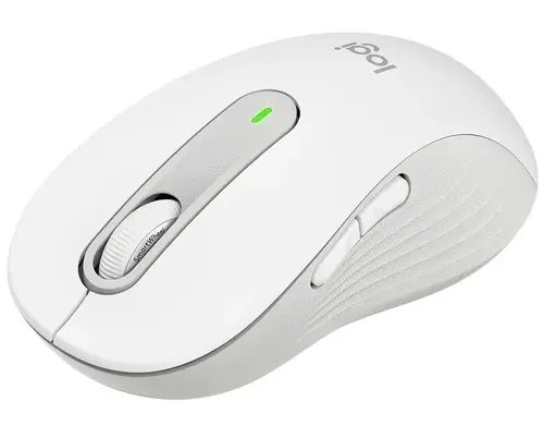 Мышь беспроводная Logitech Signature M650 L белый, 4000 dpi, радиоканал, Bluetooth, USB, кнопки - 5