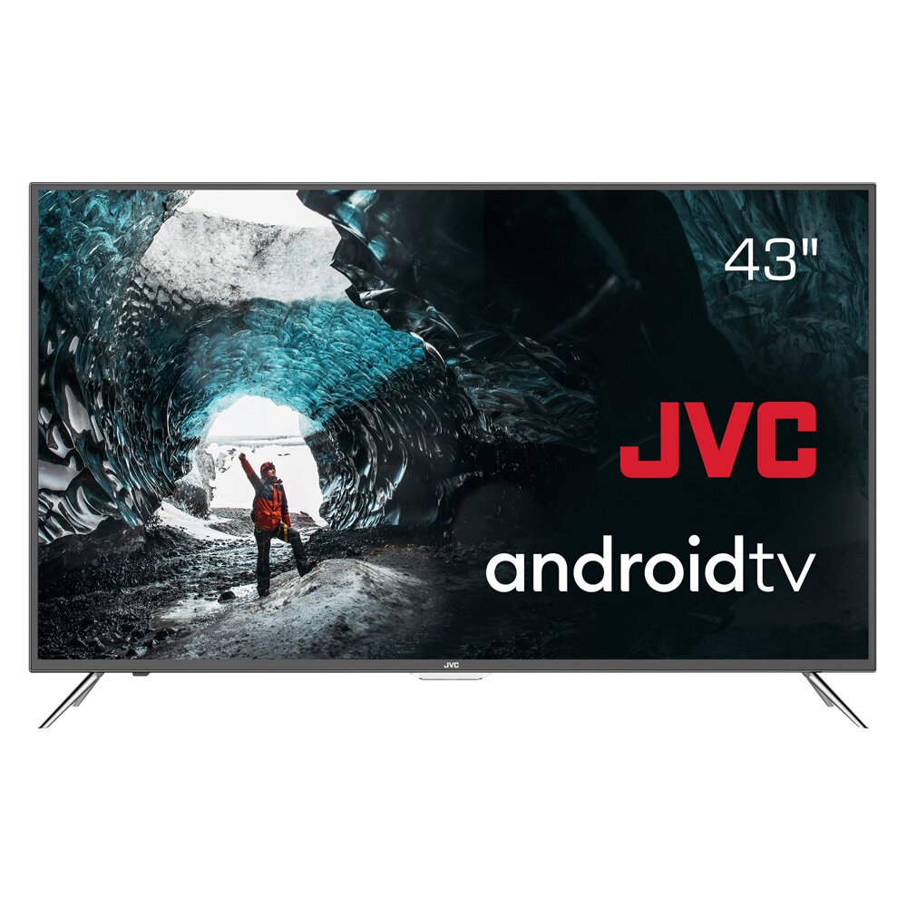 Телевизор JVC 43" LT-43M697 черный LED FHD 60Hz Smart TV