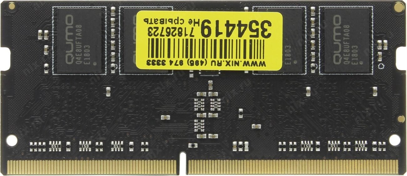 Оперативная память Qumo, DDR4, 8GB (1x8GB), 3200MHz, CL22, SO-DIMM
