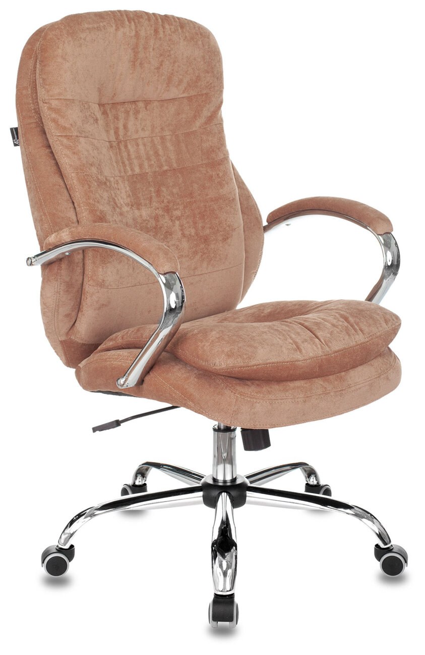 Кресло Бюрократ T-9950SL Fabric Velvet 90 светло-коричневый, ткань