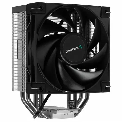 Кулер для процессора DEEPCOOL AK400 черный, 120 мм, алюминий/медь, 1850 об/мин, 29 дБ, 4 pin, 220 Вт, 155 мм