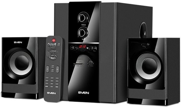 Акустическая система SVEN MS-1821 2.1 черный 40Вт BT