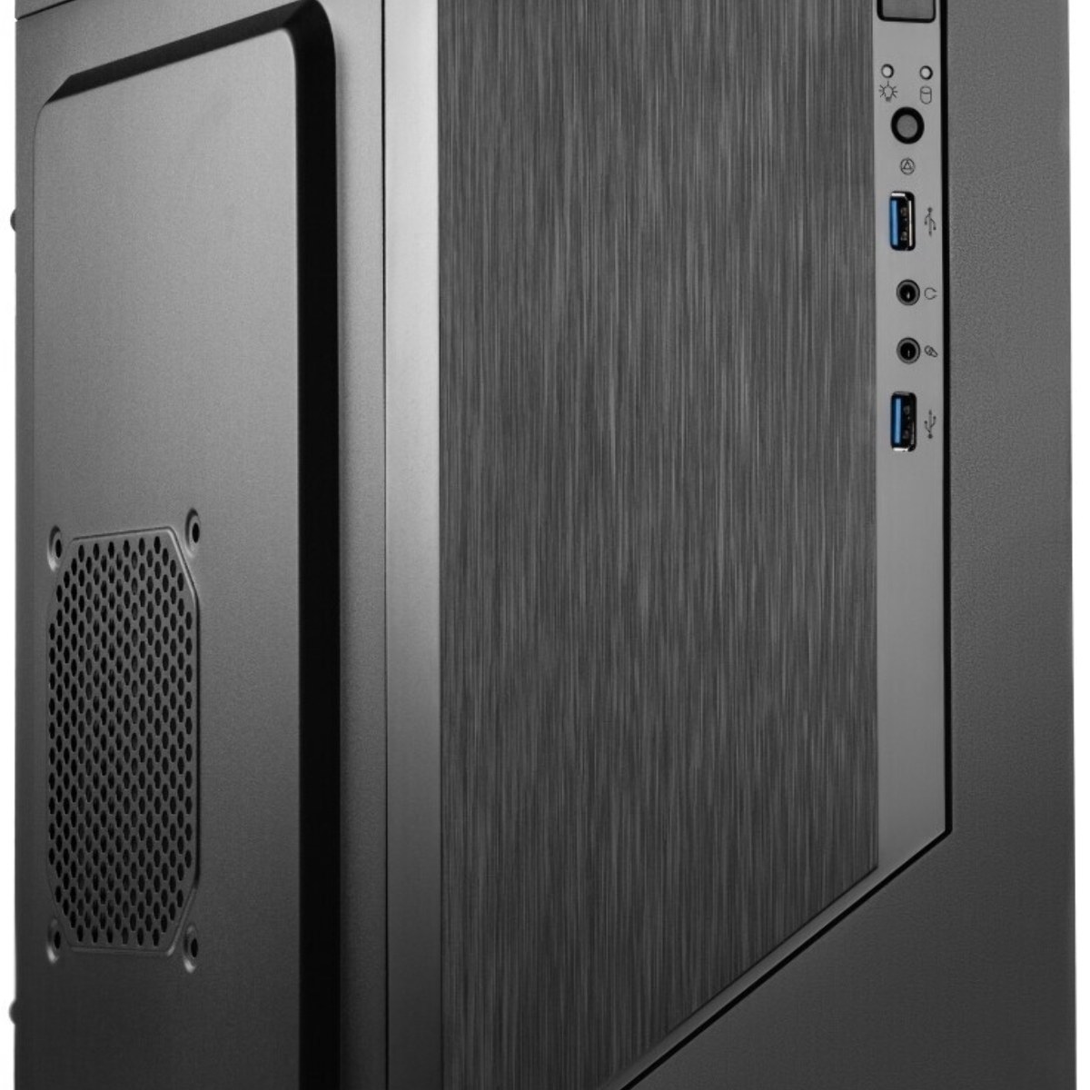 Компьютерный корпус Сase Forza mATX, 450W, 2xUSB 3.0, Black, w/o FAN, 12 см fan PSU, power cord