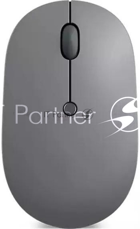 Мышь беспроводная Lenovo Go серый, 2400 dpi, радиоканал, USB-C, кнопки - 3