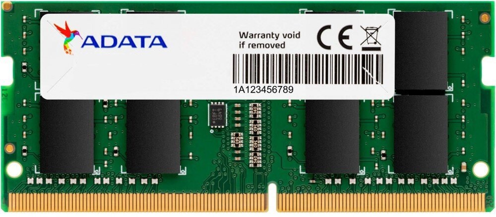 Оперативная память ADATA, DDR4, 8GB (1x8GB), 3200MHz, SO-DIMM