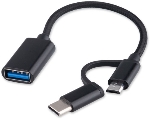 Адаптер USB OTG Type-C (CM/AF)
