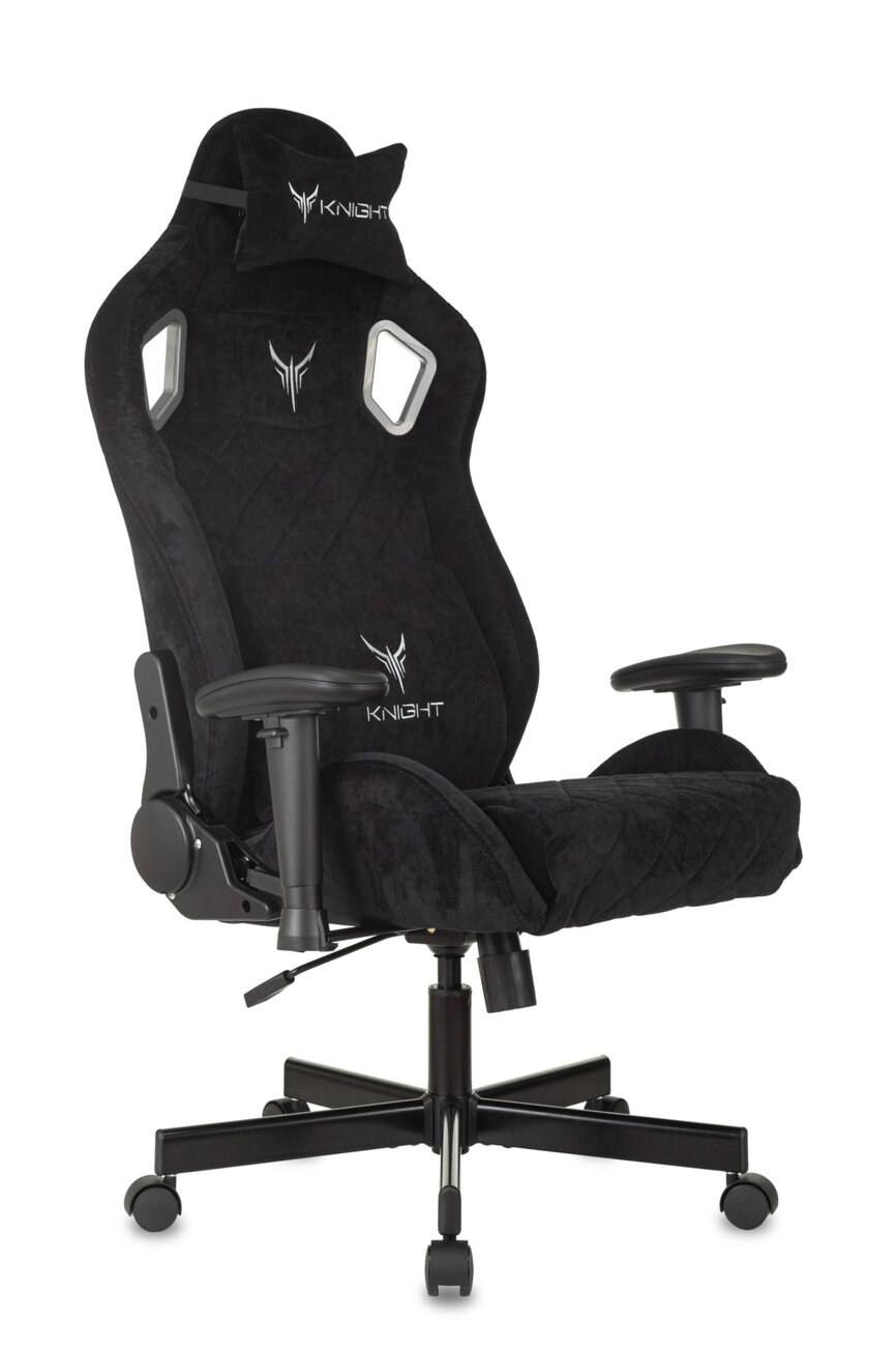Кресло Бюрократ Knight Outrider Light-20 черный, ткань, 120 кг, механизм качания