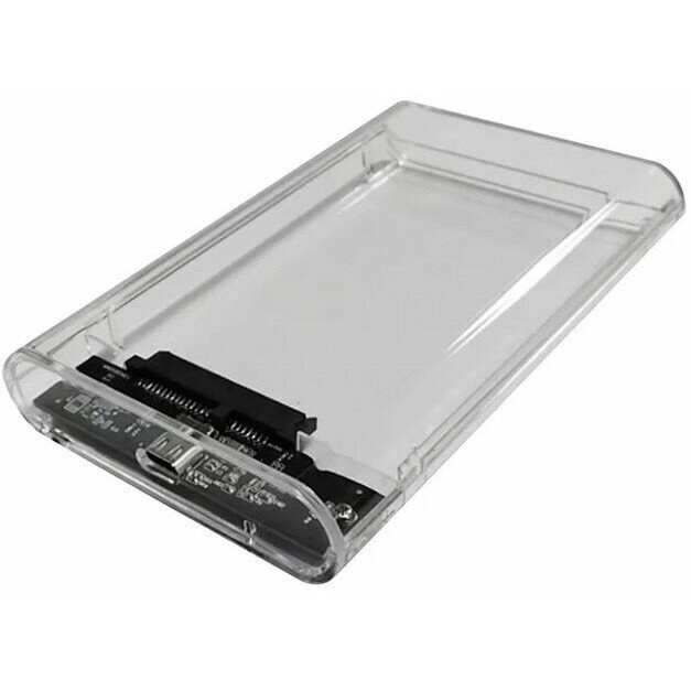 Внешний корпус для HDD/SSD AgeStar 3UB2P6C SATA III пластик прозрачный 2.5"